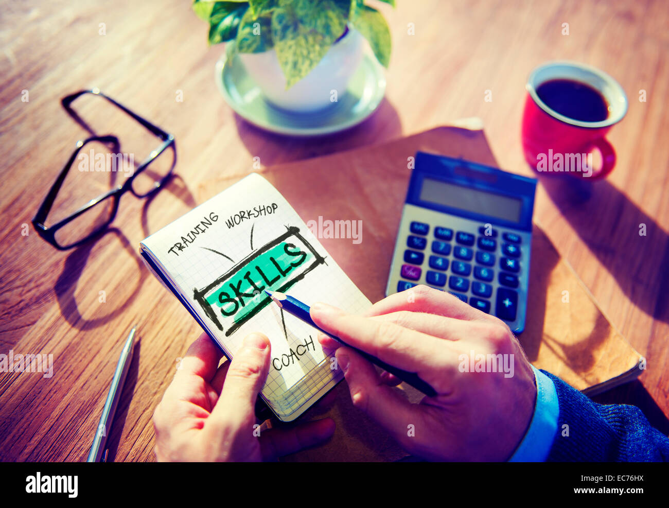 Skills Expertise Ability Capabilities Office Working Accounting Concept Stock Photo