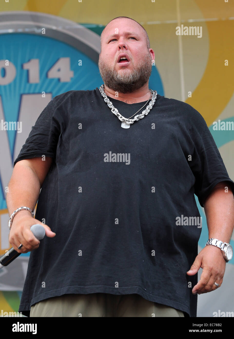 Big Smo Performs at Bud Light Stage at The 2014 CMA Music Festival Nashville  Featuring: Big Smo Where: Nashville, Tennessee, United States When: 06 Jun 2014 Stock Photo