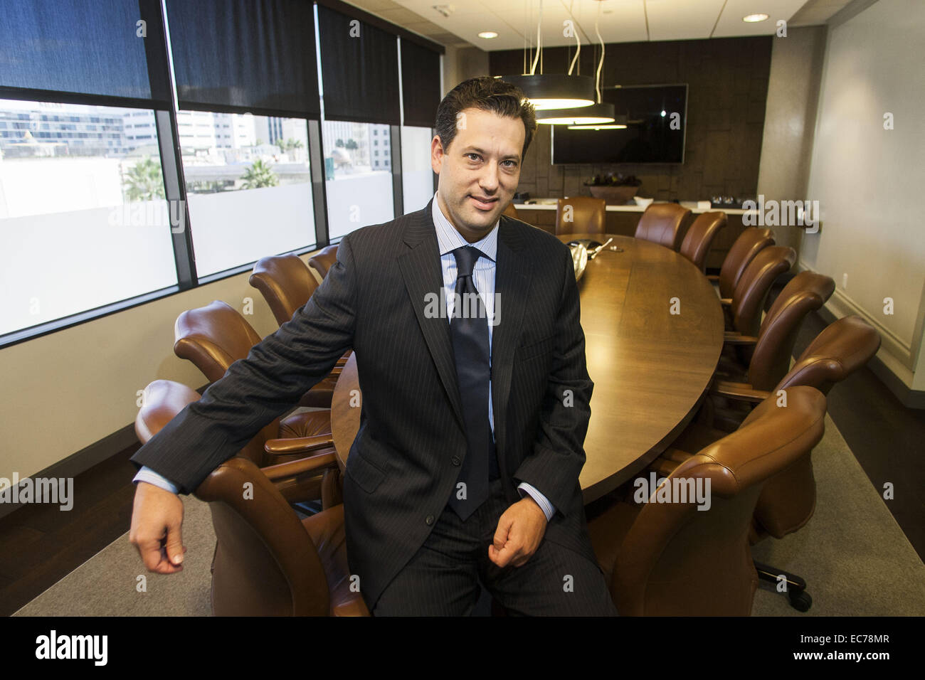 Los Angeles, California, USA. 19th Nov, 2014. Steve Sugarman, CEO of Banc of California. © Ringo Chiu/ZUMA Wire/Alamy Live News Stock Photo