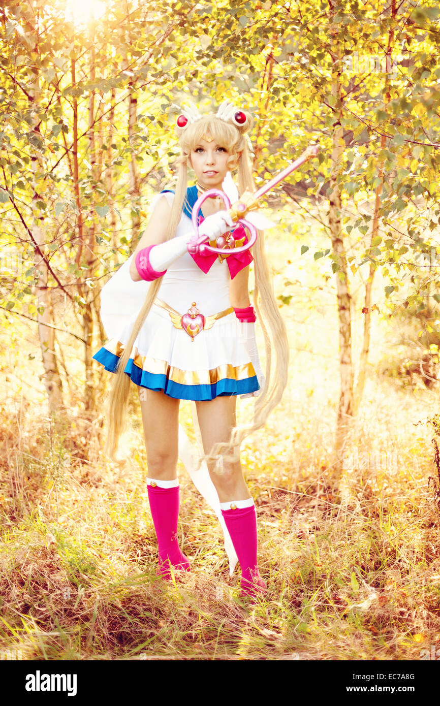 A Girl Wearing Her Sailor Moon Costume · Free Stock Photo