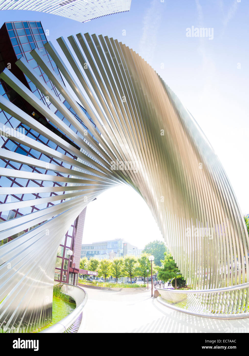 Germany, Hesse, Frankfurt, modern office towers Stock Photo