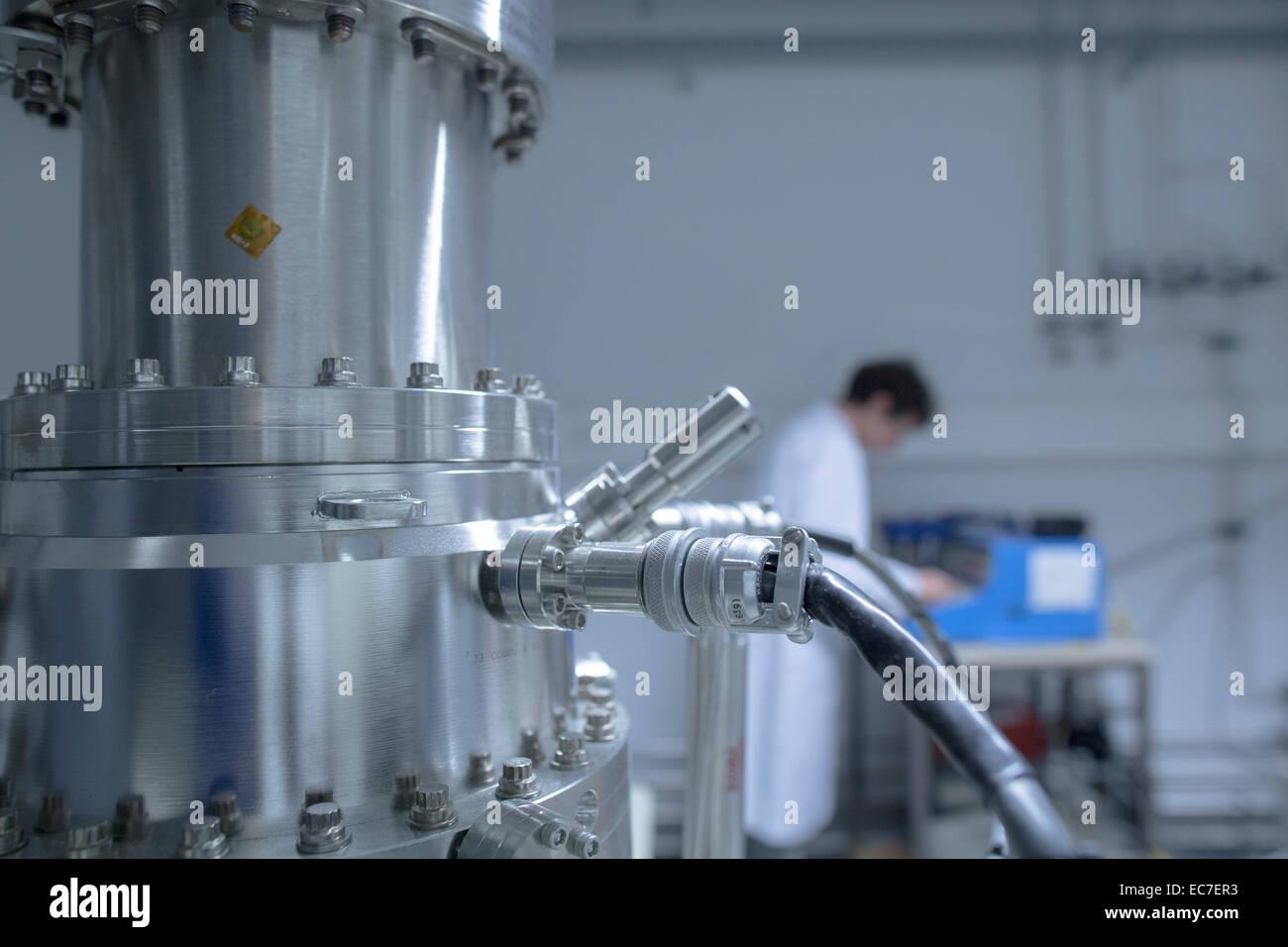 Spectrometer in a technical lab Stock Photo