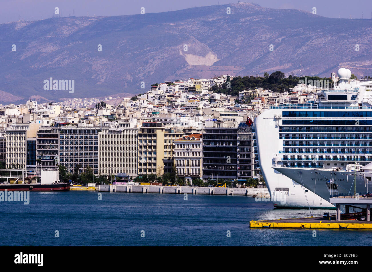 Greece, Athens, waterfront Stock Photo Alamy