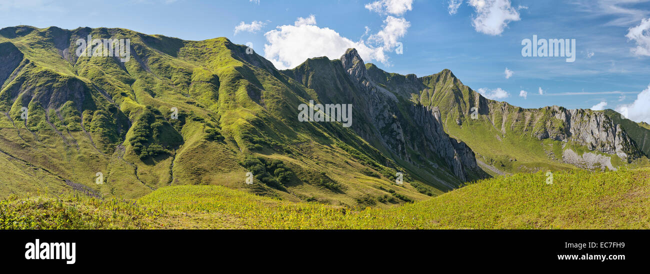 Austria, Vorarlberg, Kleinwalsertal, alpine landscape Stock Photo