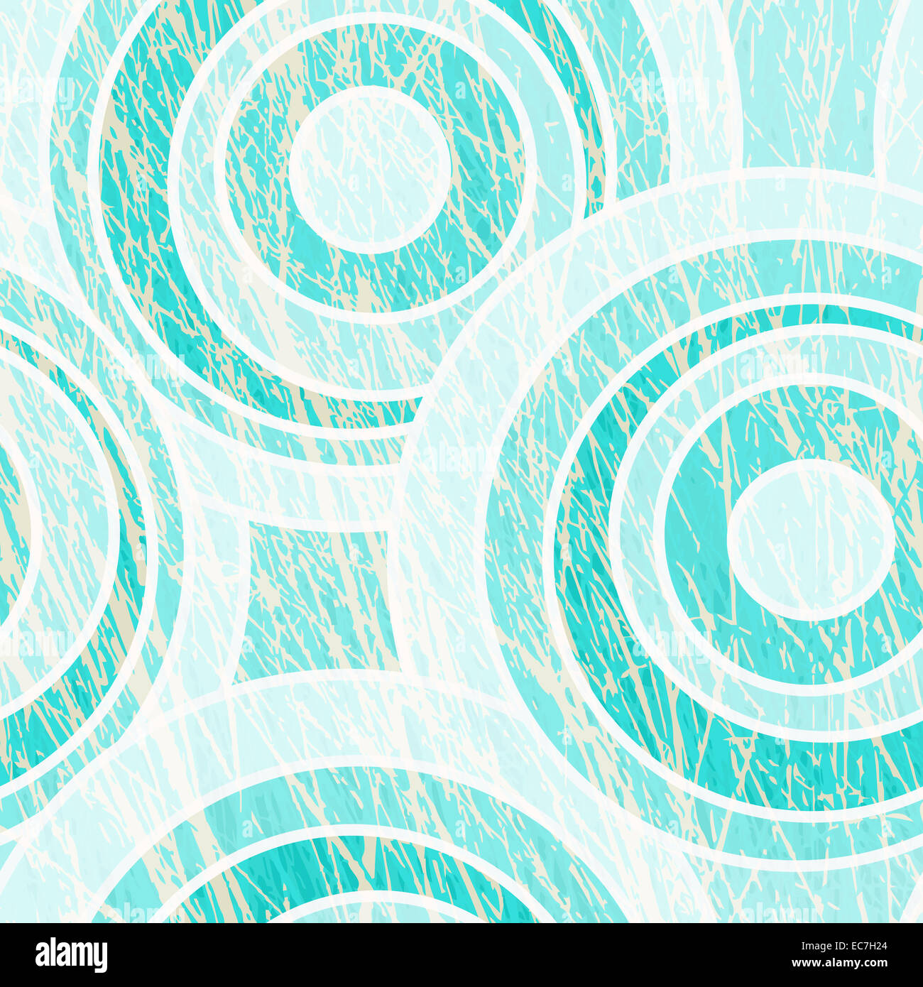 abstract grunge background with blue circles. vector vintage texture ...