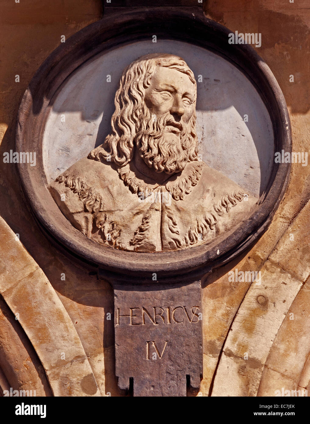 Enricvs IV - Henry IV Castile 1454 - 1474 Spanish King Royal Spain ( Plaza Mayor Square Salamanca ) Stock Photo