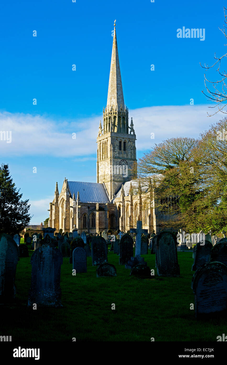 St Patrick's Church, Patrington, East Yorkshire, England UK Stock Photo