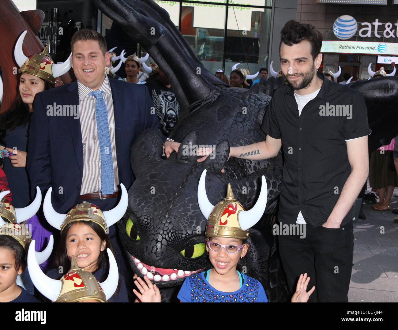  How To Train Your Dragon 2 Photocall In Times Square Featuring Jonah 