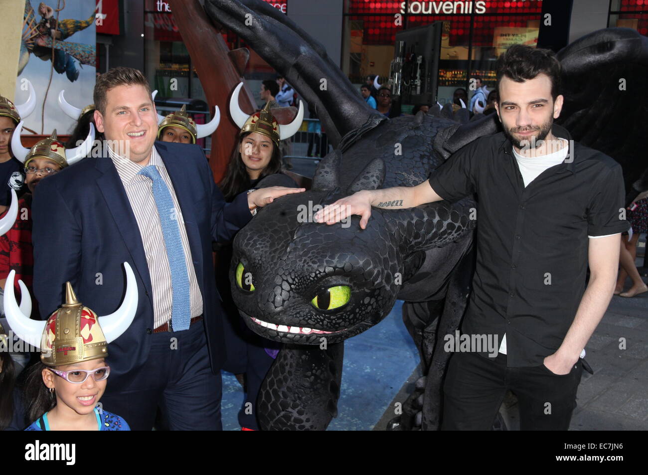  How To Train Your Dragon 2 Photocall In Times Square Featuring Jonah 