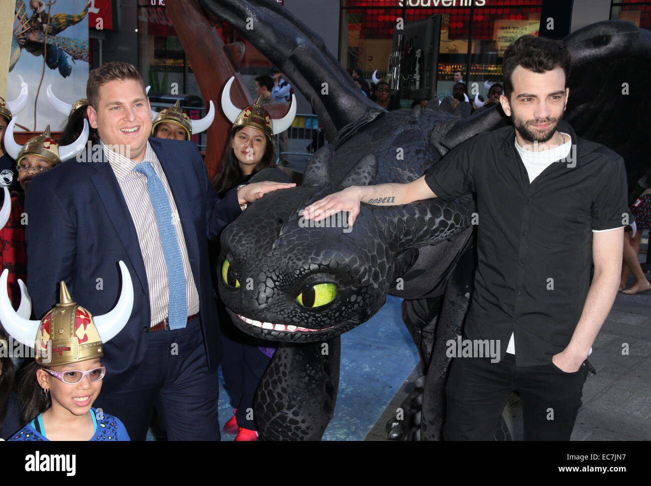 'How to Train Your Dragon 2' photocall in Times Square Featuring Jonah