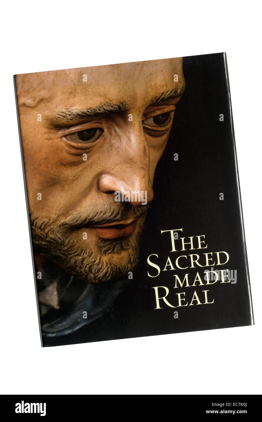 Catalogue for the 2009 exhibition, The Sacred Made Real: Spanish Painting and Sculpture 1600-1700, at the National Gallery. Stock Photo