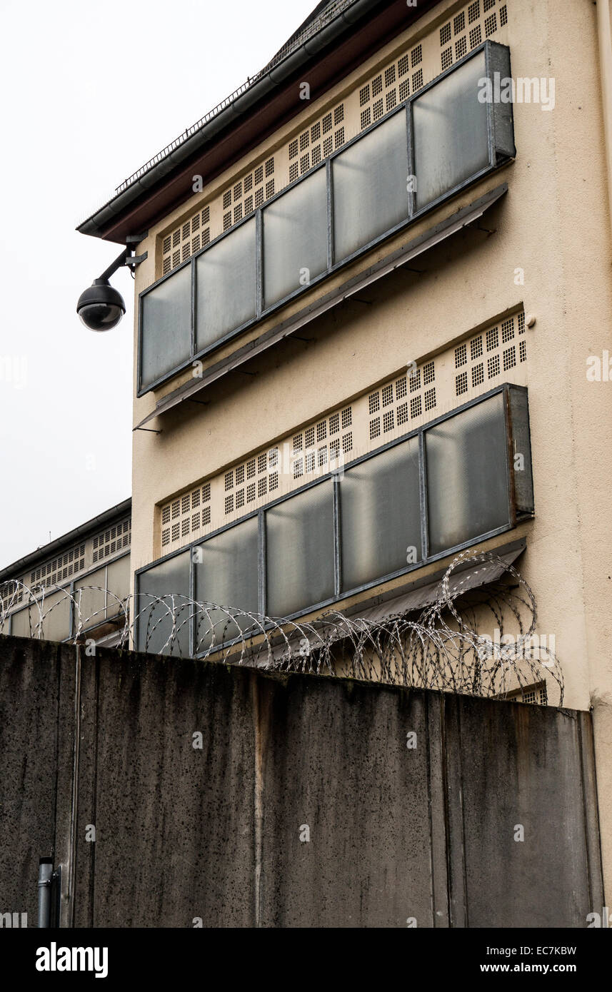 Closed prison in Frankfurt Höchst, Germany. Stock Photo