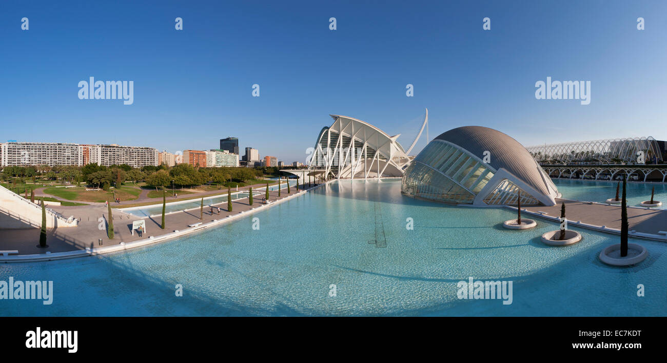 Spain, Valencia, City of Arts and Sciences Stock Photo