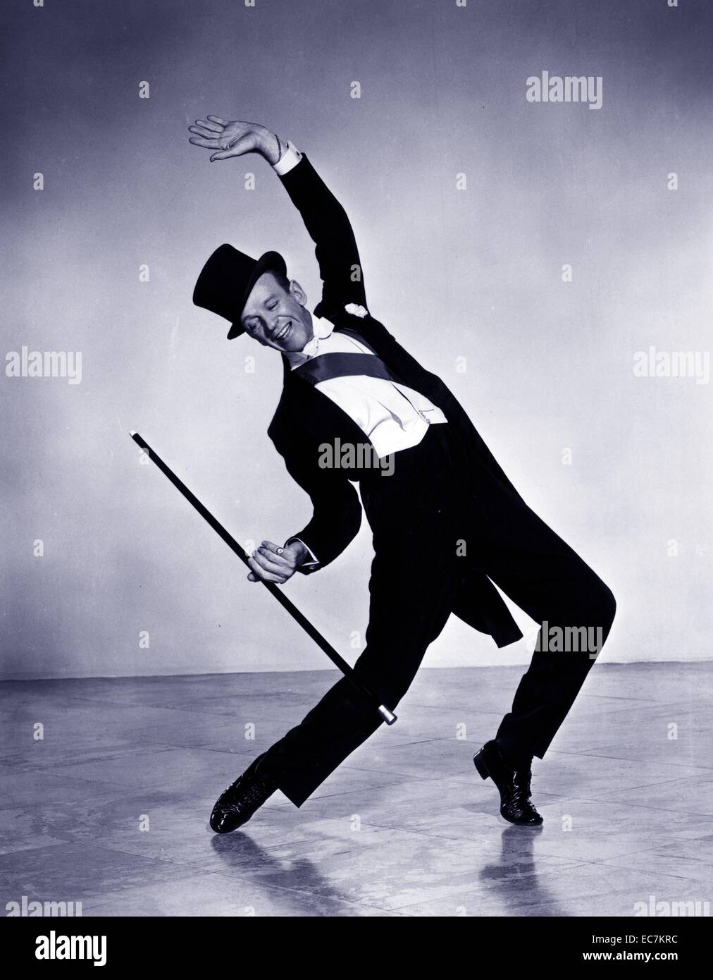 Fred Astaire (born Frederick Austerlitz; May 10, 1899 – June 22, 1987, was an American film and Broadway stage dancer, choreographer, singer, musician and actor Stock Photo