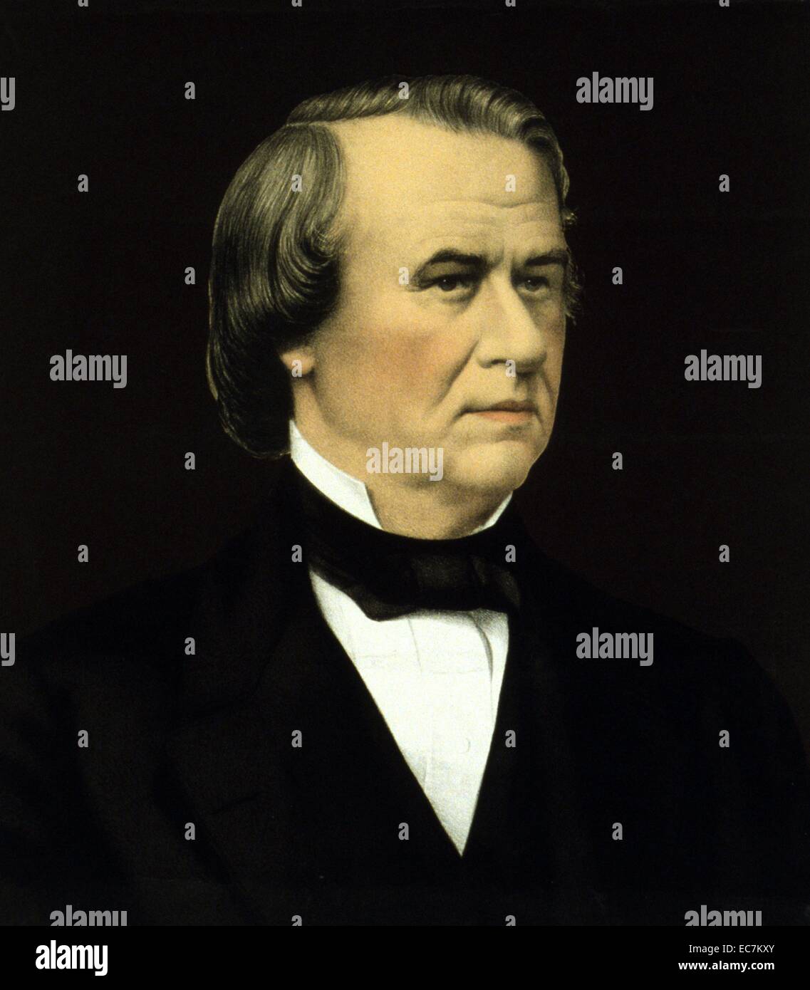 Andrew Johnson was the 17th President of the United States. Johnson became president by being