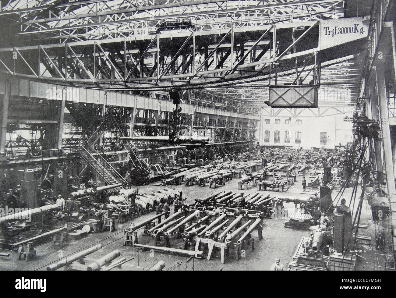 Krupps armaments factory in Germany during in the first world war Stock ...