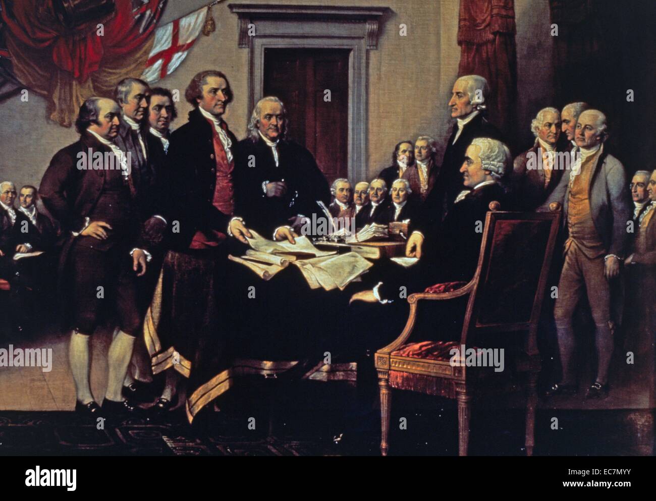 declaration of independence painting mssing