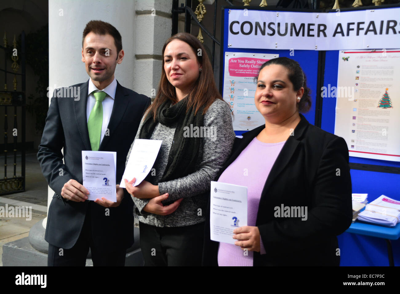 Gibraltar. 10th December, 2014. Minister Neil Costa today launched the ...