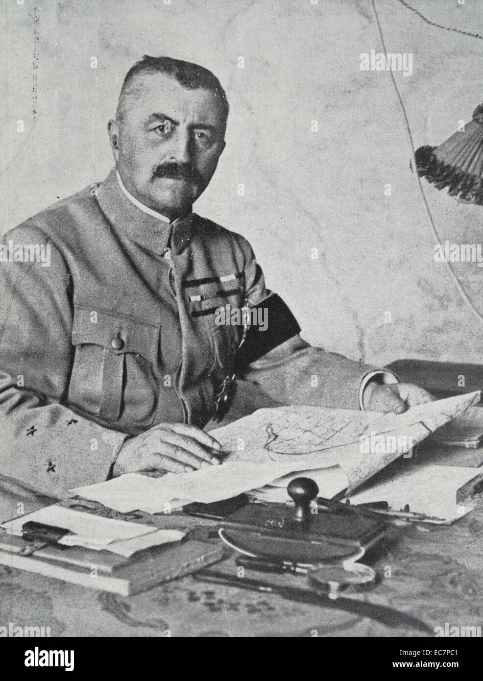 Louis François France d'Espèrey (25 May 1856 – 8 July 1942)French general during World War I. commander of the large allied army based at Salonika, conducted the successful Macedonian campaign which caused the collapse of the Southern front and triggered the armistice Stock Photo