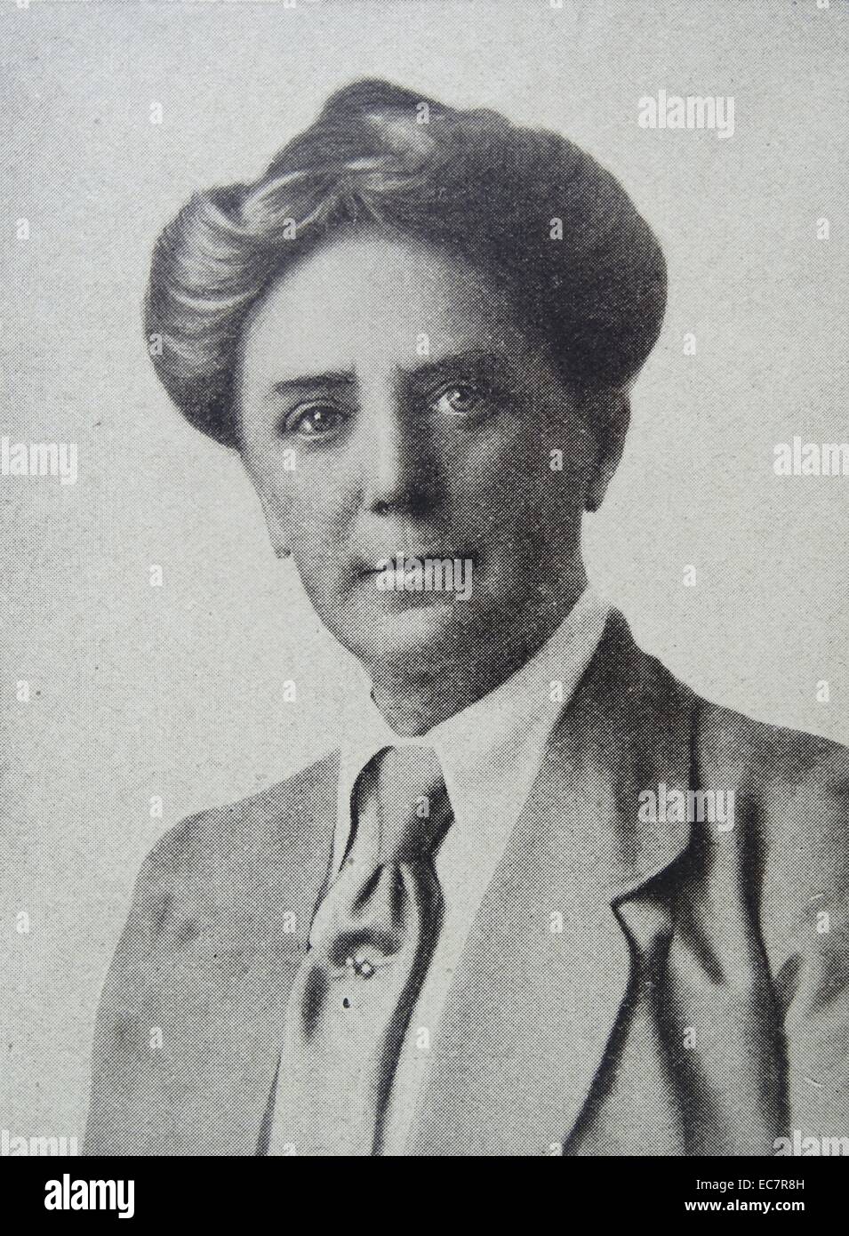 Dame Ethel Mary Smyth, DBE (23 April 1858 – 8 May 1944) was an English composer and a member of the women's suffrage movement Stock Photo