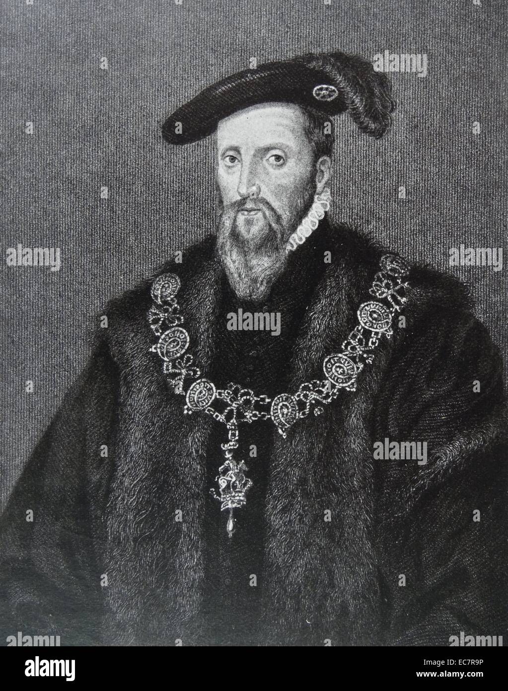 Edward Seymour, 1st Duke of Somerset, 1500 – 1552). Lord Protector of England during the minority of his nephew King Edward VI Stock Photo