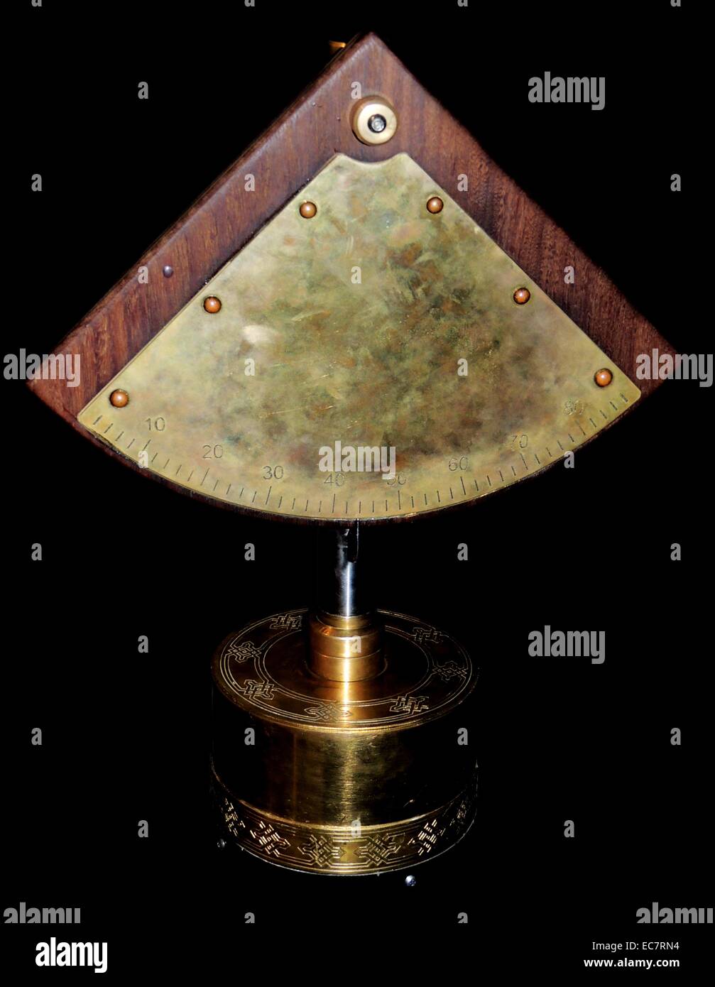 Quadrant, an ancient tool. Islamic astronomers greatly improved the