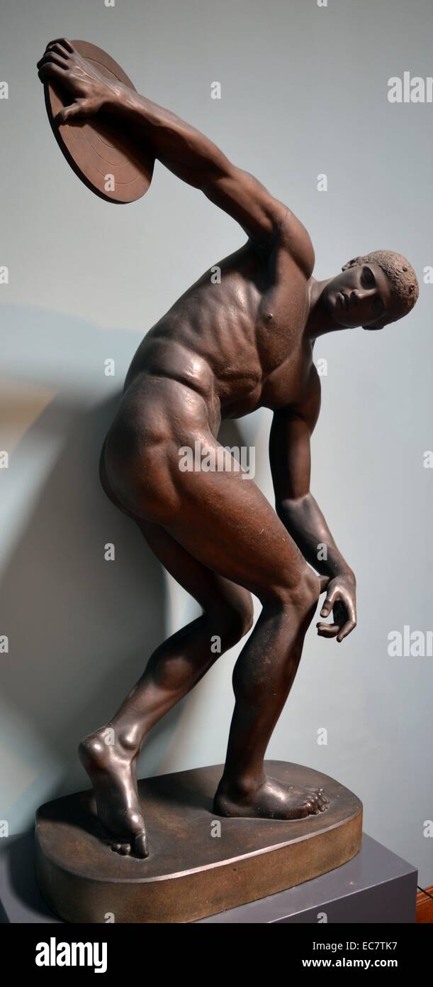 Discus thrower statue hires stock photography and images Alamy