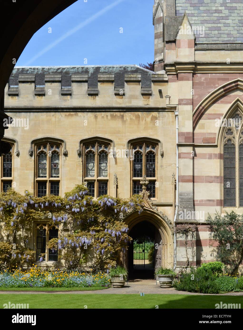 Invitation to Balliol College, one of the odlest colleges in Oxford, dating back to 1263. Stock Photo
