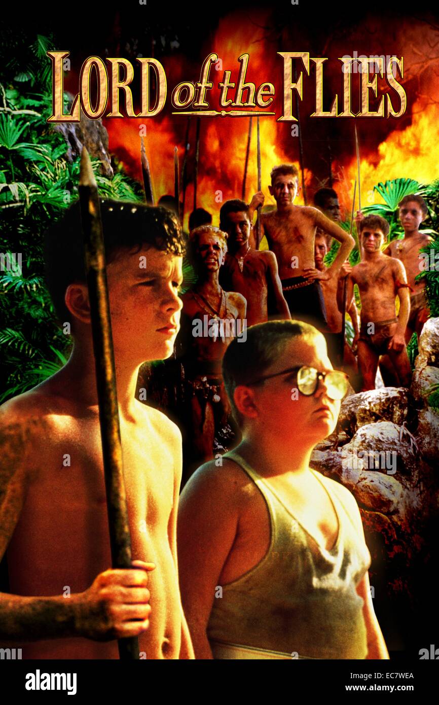 Lord of the Flies is a 1990 American survival film adapted from the classic novel Lord of the Flies, written by William Golding. It was directed by Harry Hook and starred Balthazar Getty and Chris Furrh. It is the second film adaptation of the book. Stock Photo