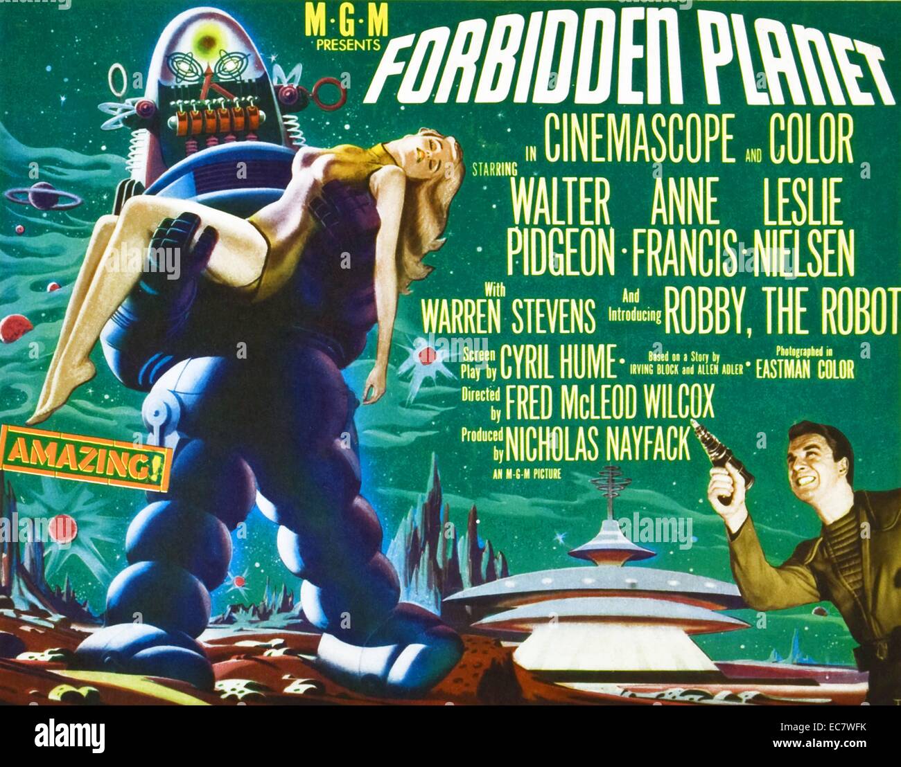 Image of Planete interdite FORBIDDEN PLANET de FredMWilcox avec Robby the  Robot