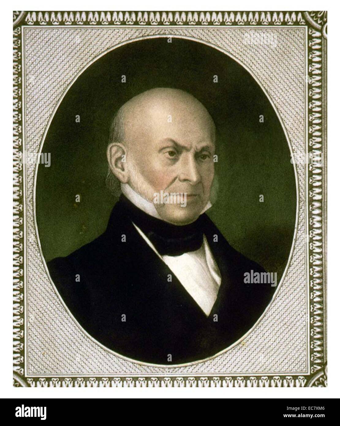 John Quincy Adams was an American statesman who served as the sixth President of the United States from 1825 to 1829. He also served as a diplomat, a Senator and member of the House of Representatives. Stock Photo
