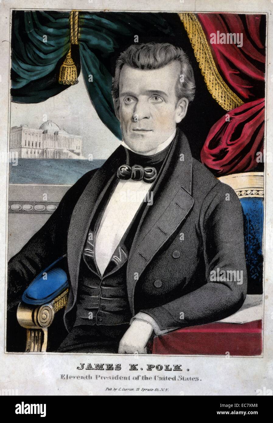 James K. Polk was the 11th President of the United States. Polk served
