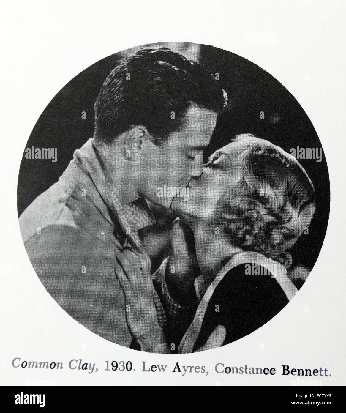 Common Clay, 1930 with Lew Ayres and Constance Bennett. Stock Photo