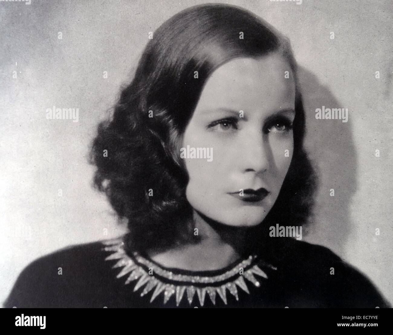 Greta Garbo in 1928. Stock Photo