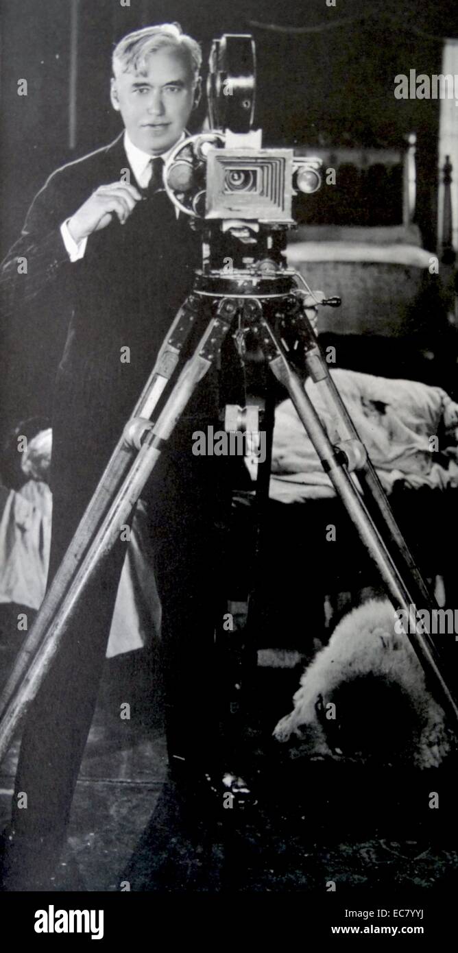 Mack Sennett at the peak of his success in 1926. Stock Photo