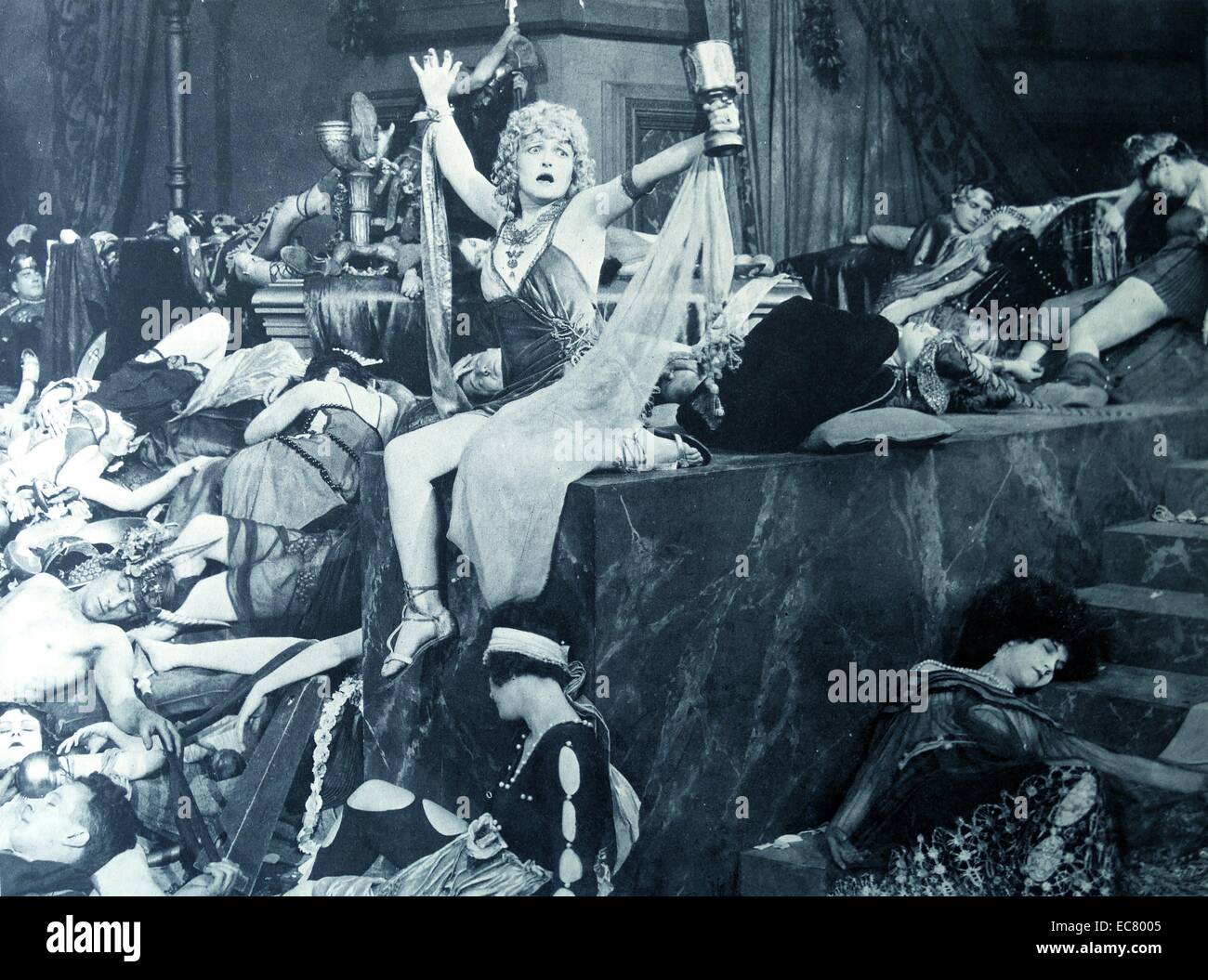 The Fall of Rome sequence from 'Manslaughter' 1922 the Goths are coming. Stock Photo