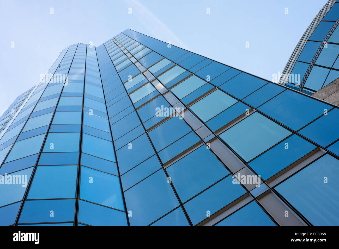 Modern building against blue sky Stock Photo - Alamy
