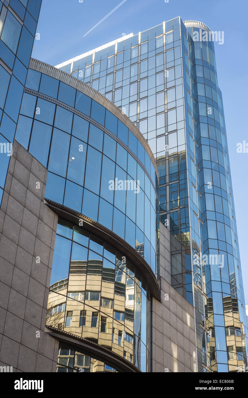 Modern building against blue sky Stock Photo - Alamy