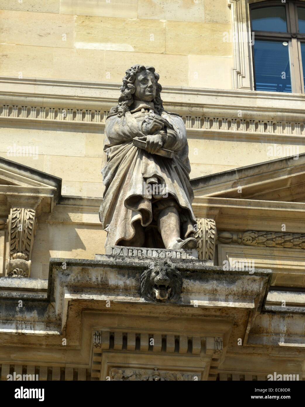 Statue Of Jean De La Bruyère 1645 1696 French Philosopher And