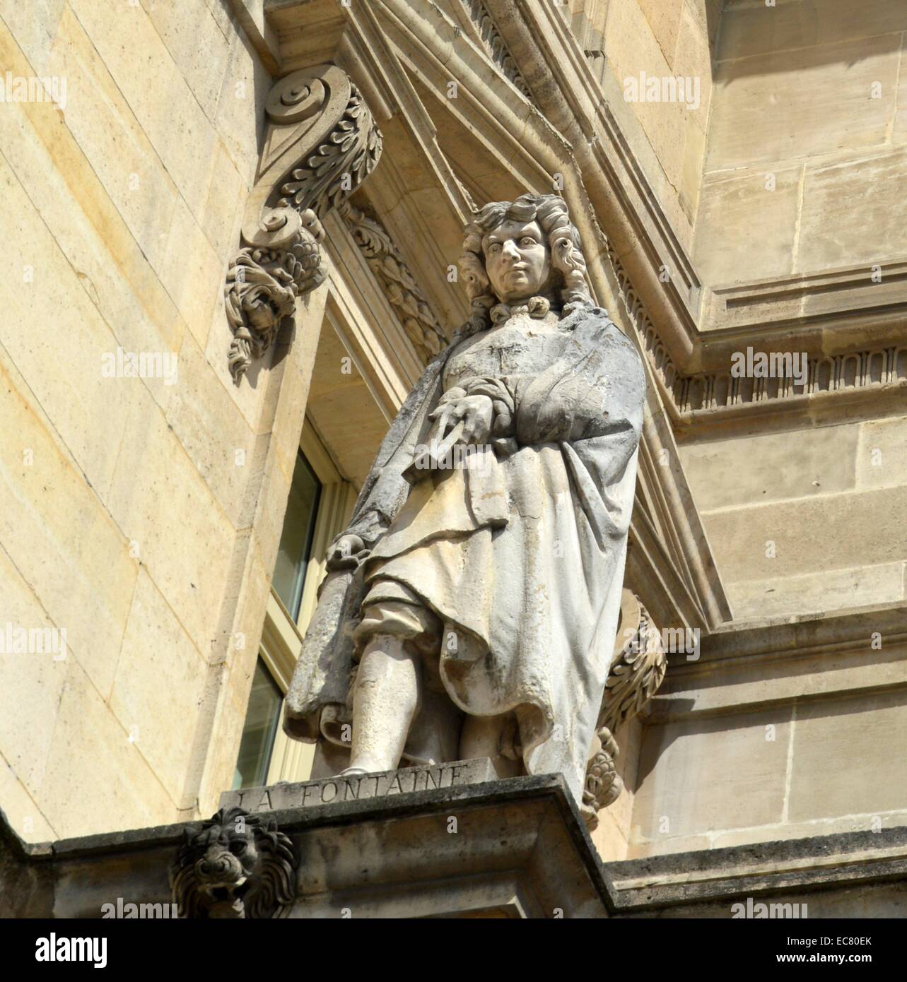 Jean de La Fontaine (1621-1695) was the most famous French fabulist and one of the most widely read French poets. Dated 17th century. Stock Photo