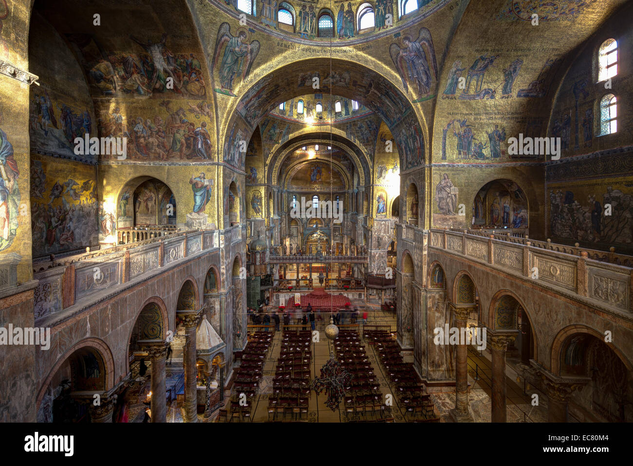 nave, Saint Mark's Basilica, Venice, Italy Stock Photo Alamy