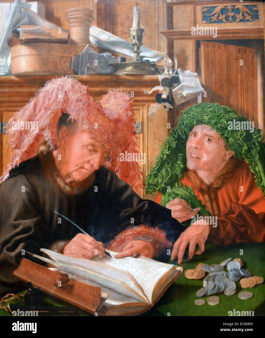 The tax collectors by Marinus van Reymerswaele (14901546), a Dutch
