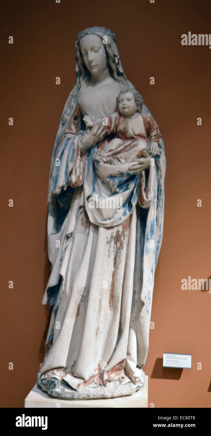 Madonna and child jesus madonna 14th century burgundy champagne hi-res