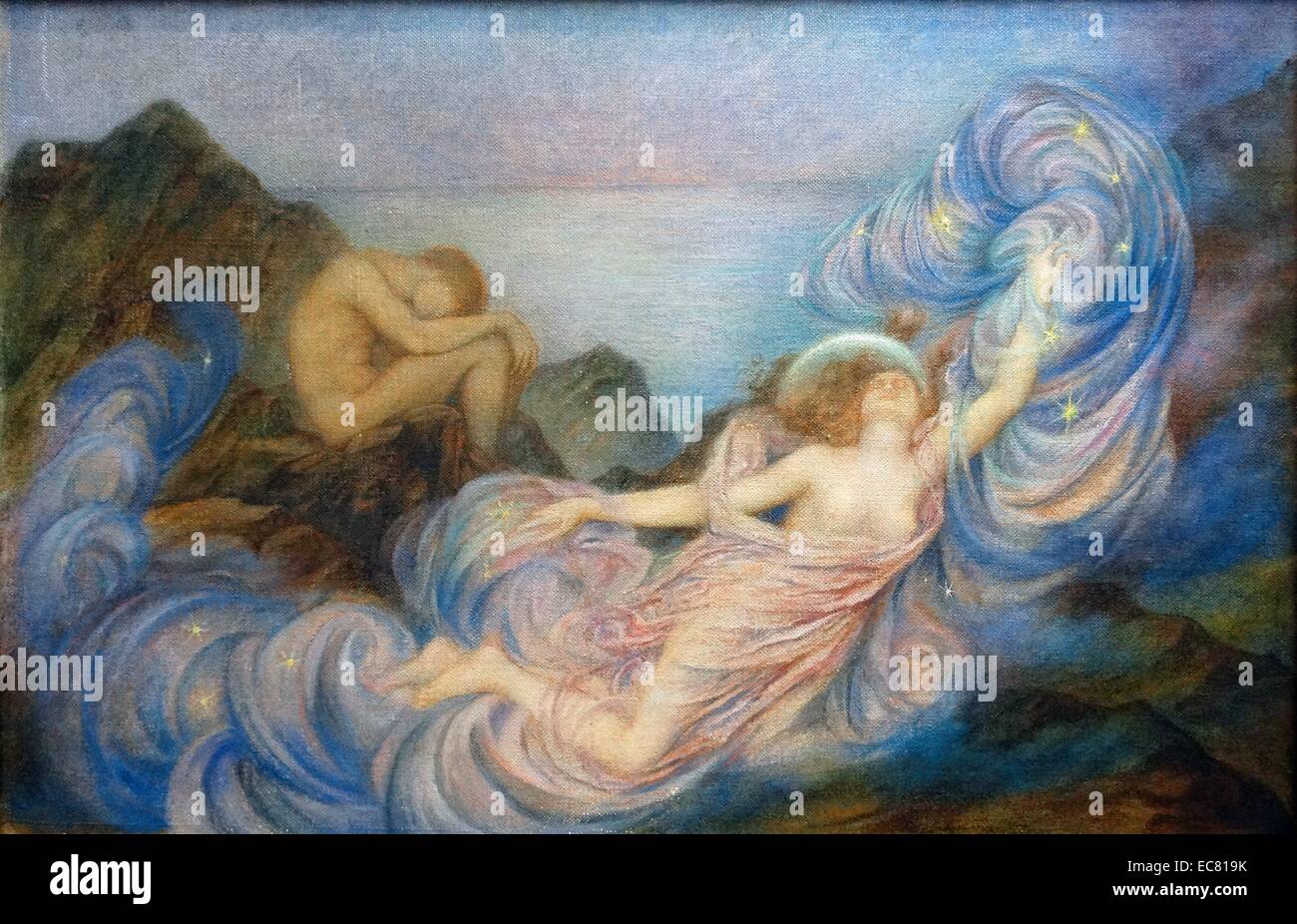 Angelo della Morte dipinto Evelyn De Morgan