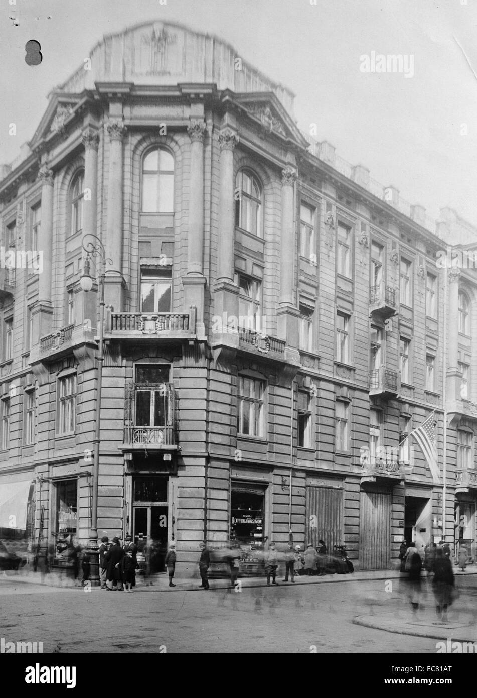 American Embassy in Warsaw, Poland, 1939 Stock Photo Alamy