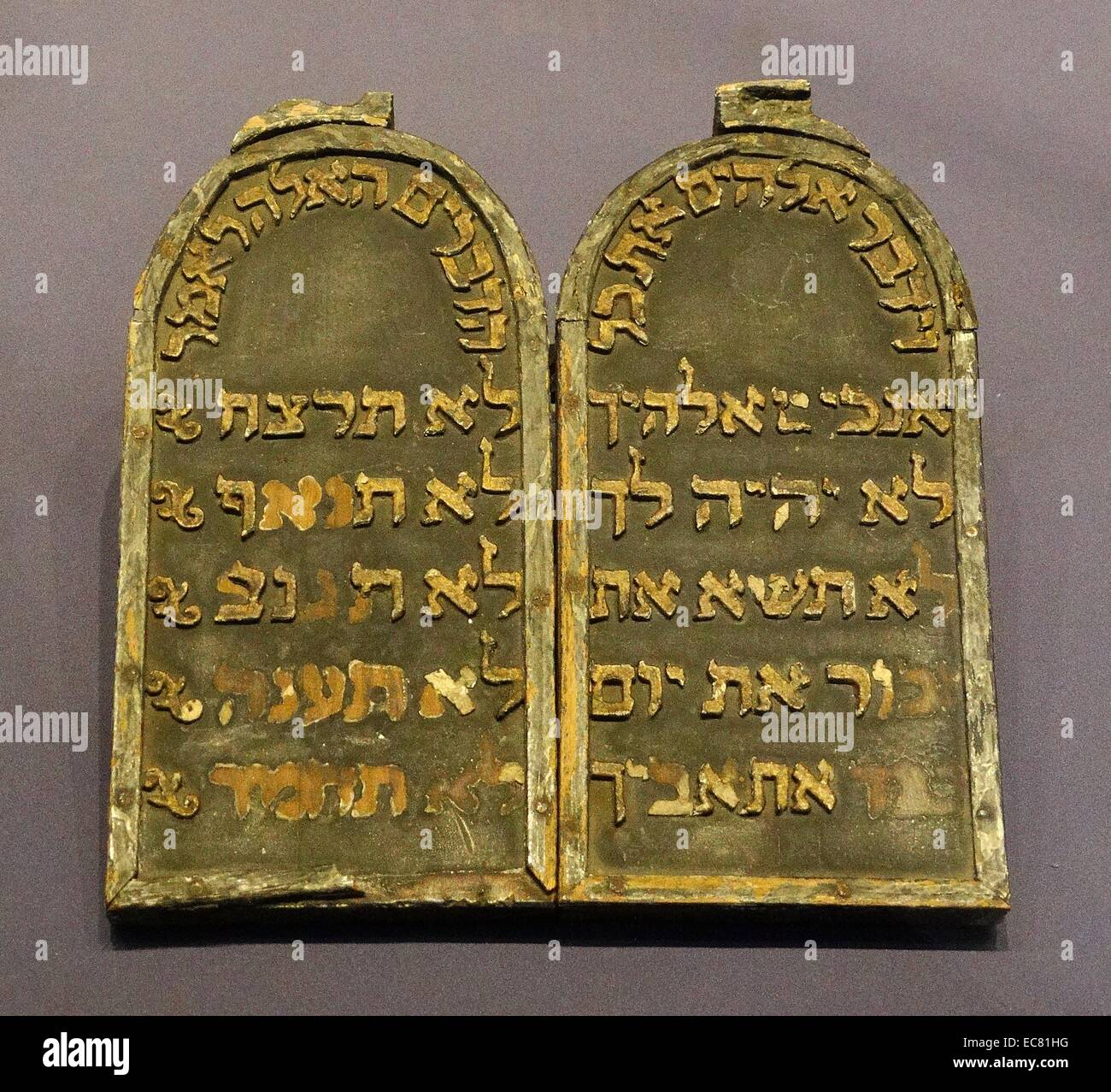 Ten Commandments Tablets Two Tablets CWSC