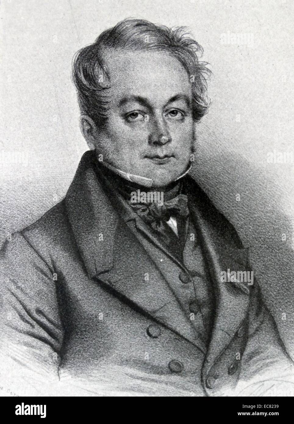 François Magendie (6 October 1783 – 7 October 1855) was a French physiologist. Best known for his analysis of the foramen of magendie. Stock Photo