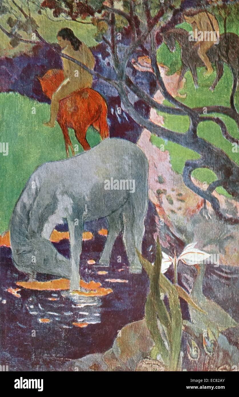 Paul Gauguin - The White Horse, 1898 at Musée dOrsay Pari 