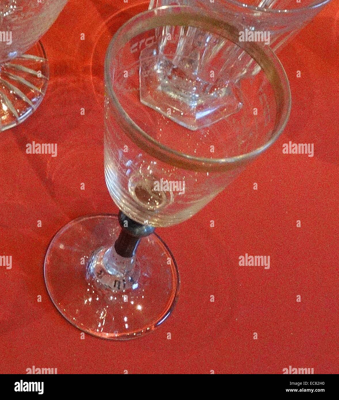 Kiddush cups (for drinking wine at Jewish festivals or the Sabbath.) Dutch c1850 Stock Photo Alamy