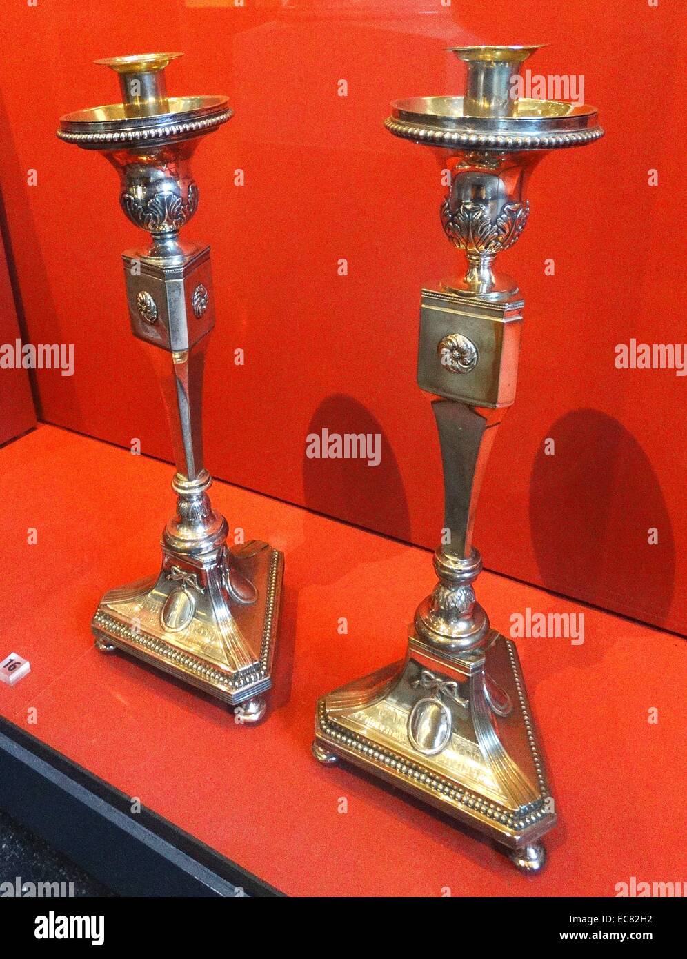 Shabbat candlesticks. When Shabbat begins, on Friday evening at sundown